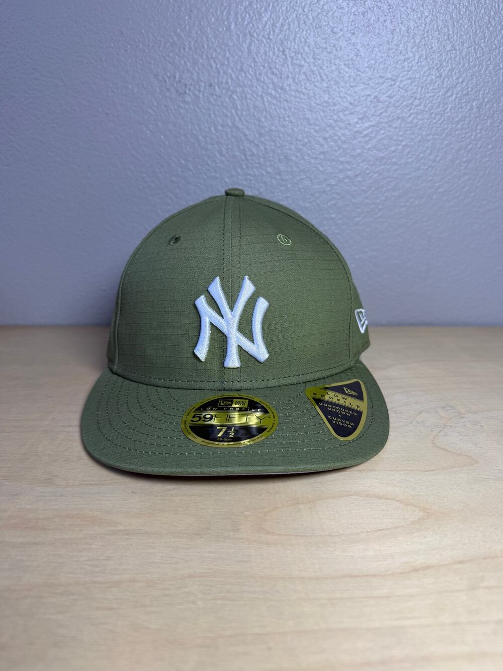Hidden NY New Era NY Logo 9FIFTY Fitted Hat Green 7 1/2